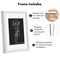 Americanflat Gallery-Style Picture Frame with Mat - Showcase Artwork, Prints, and Photos - Shatter Resistant Glass - Hanging Hardware with Drywall Anchor
